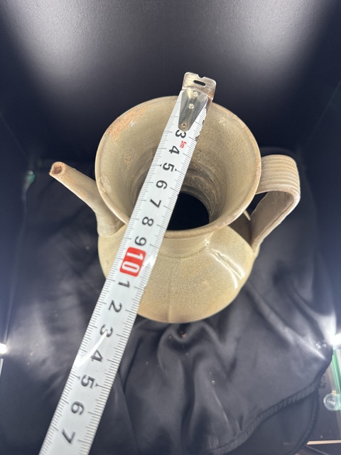 古玩陶瓷五代影青瓜棱執壺真品鑒賞圖