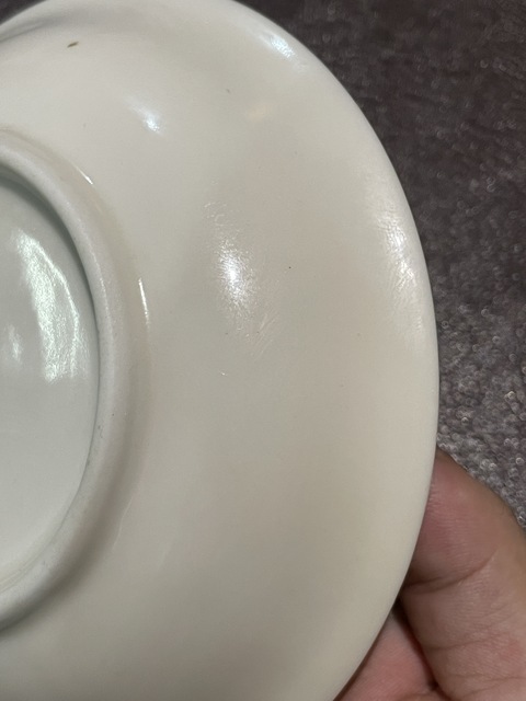 古玩陶瓷德化窯白釉盤真品鑒賞圖