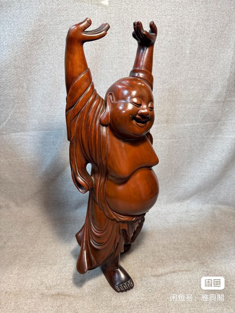 古玩雜項木雕佛像真品鑒賞圖