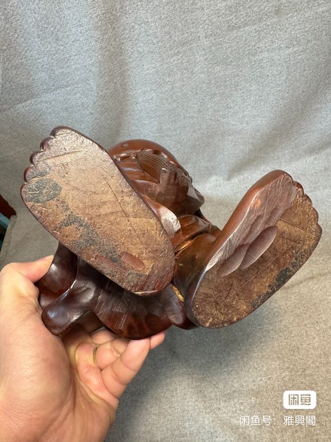 古玩雜項木雕佛像真品鑒賞圖