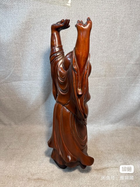 古玩雜項木雕佛像真品鑒賞圖