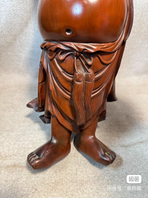 古玩雜項木雕佛像真品鑒賞圖