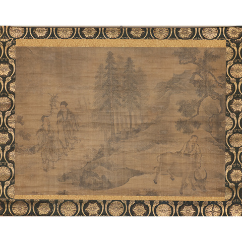 古玩字畫人物山水真品鑒賞圖