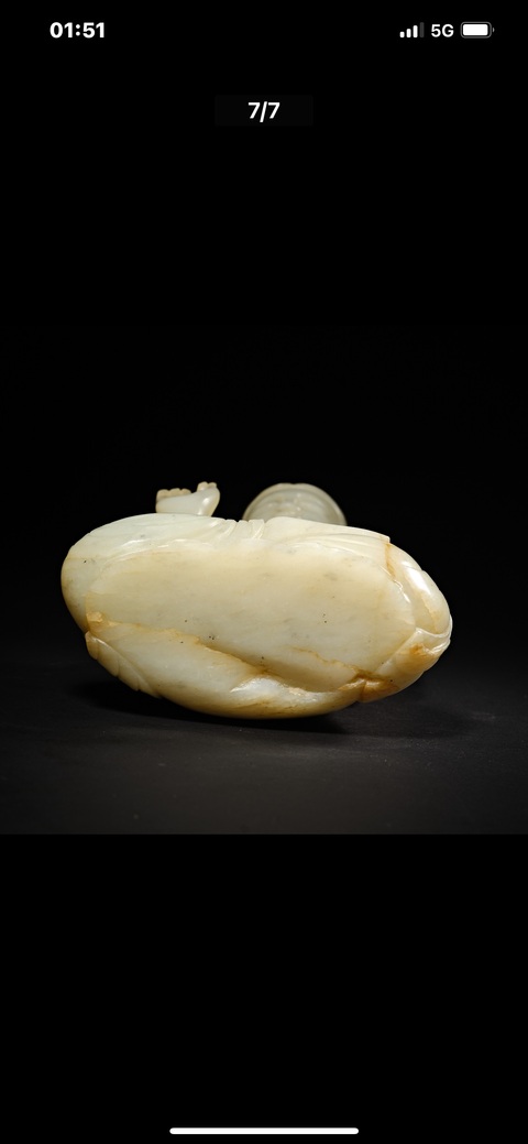 古玩玉器和田玉雕佛坐像真品鑒賞圖