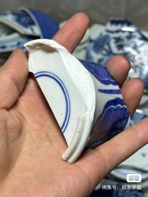 古玩陶瓷青花標本真品鑒賞圖