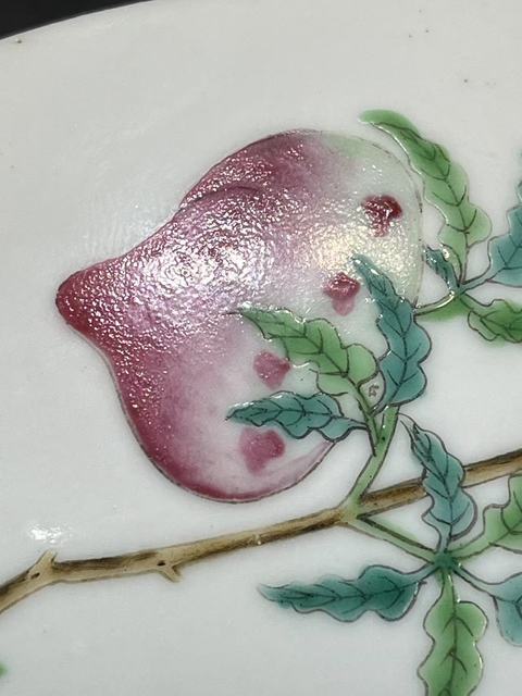 古玩陶瓷洪福齊天一鳴驚人粉彩碗真品鑒賞圖