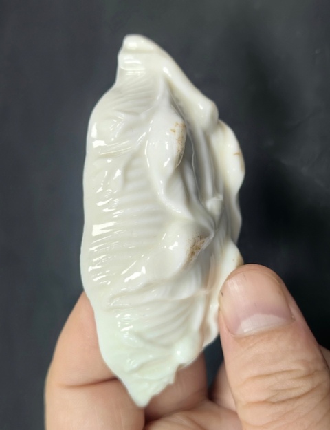 古玩陶瓷德化白瓷筆洗真品鑒賞圖