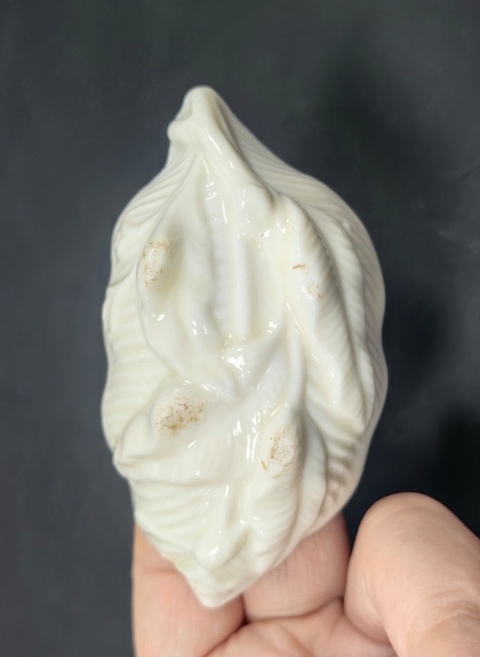 古玩陶瓷德化白瓷筆洗真品鑒賞圖