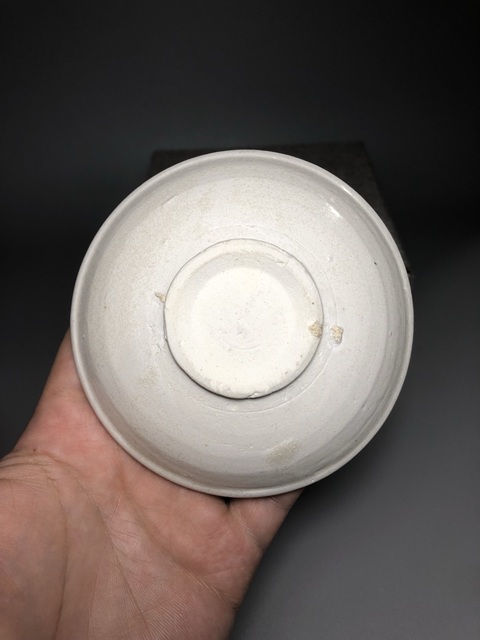 古玩陶瓷白釉盞真品鑒賞圖