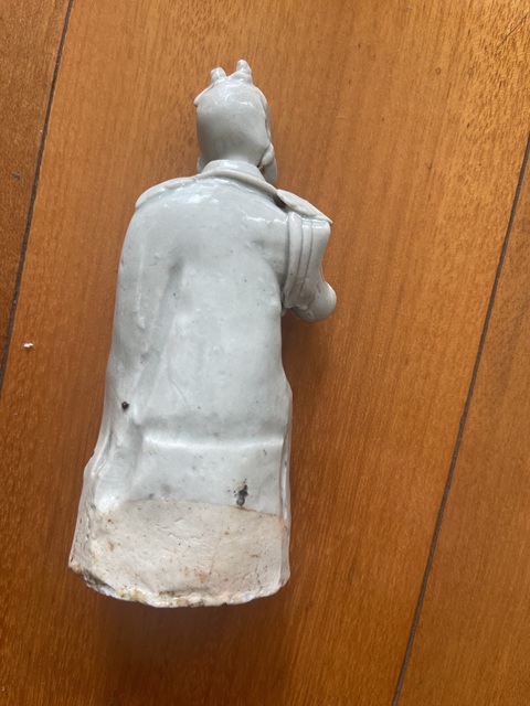古玩陶瓷青白釉人物造像真品鑒賞圖