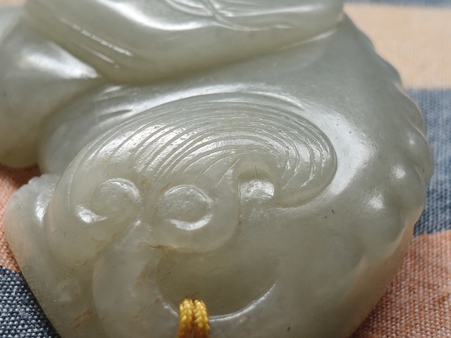古玩玉器現(xiàn)代和田玉工藝品真品鑒賞圖