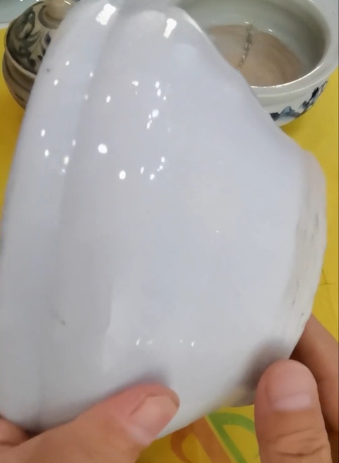 古玩陶瓷白釉香爐真品鑒賞圖