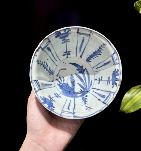 古玩陶瓷萬歷青花碗真品鑒賞圖