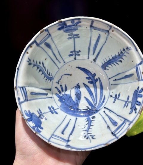 古玩陶瓷萬歷青花碗真品鑒賞圖