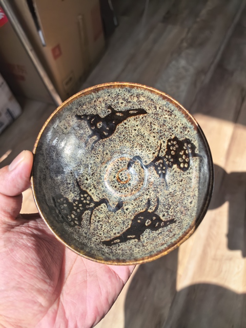 古玩陶瓷吉州漏花盞真品鑒賞圖