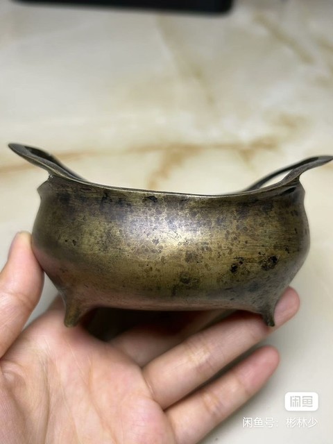 古玩銅器銅爐真品鑒賞圖