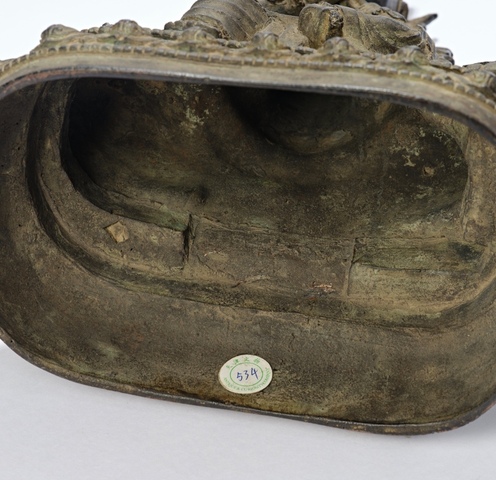 古玩銅器普賢菩薩真品鑒賞圖