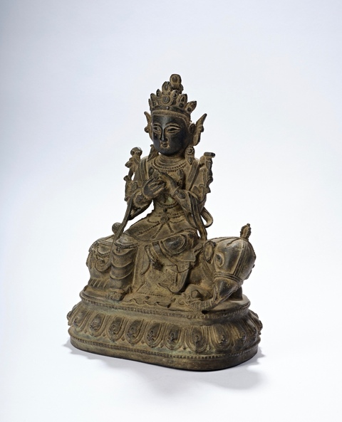 古玩銅器普賢菩薩真品鑒賞圖