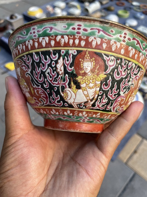 古玩陶瓷粉彩碗真品鑒賞圖