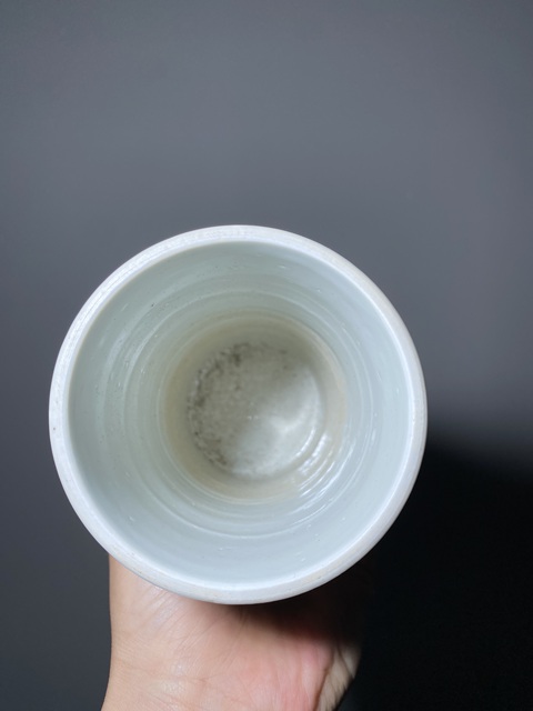 古玩陶瓷青花人物故事筆筒真品鑒賞圖