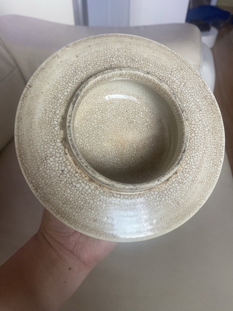 古玩陶瓷哥釉五彩將軍罐真品鑒賞圖