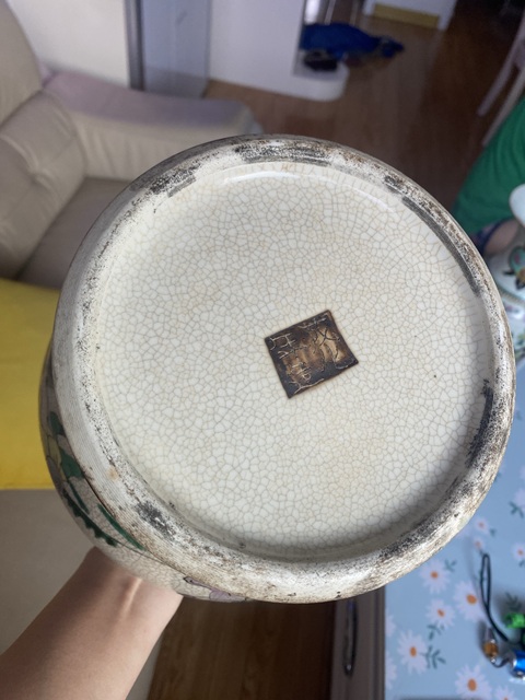 古玩陶瓷哥釉五彩將軍罐真品鑒賞圖