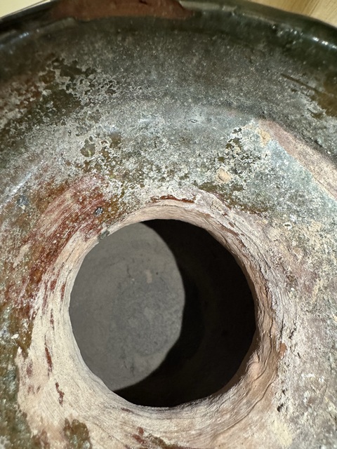 古玩陶瓷漢綠釉罐真品鑒賞圖