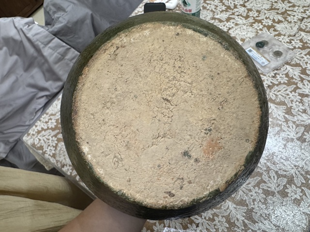 古玩陶瓷漢綠釉罐真品鑒賞圖