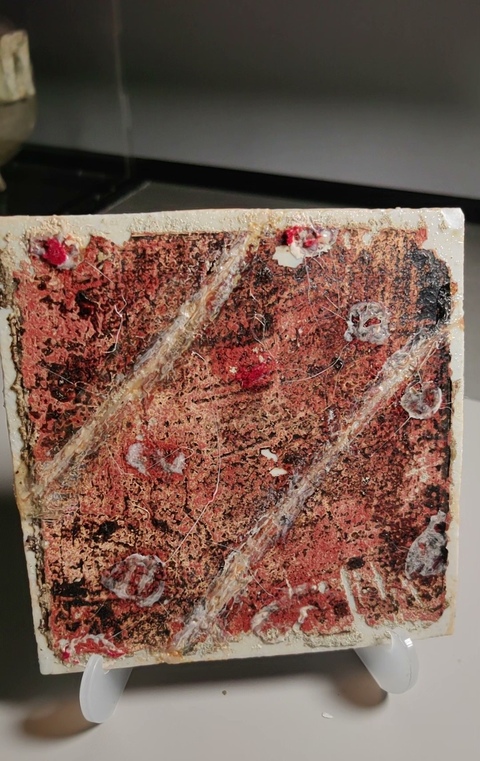 古玩陶瓷青花人物故事紋瓷板真品鑒賞圖