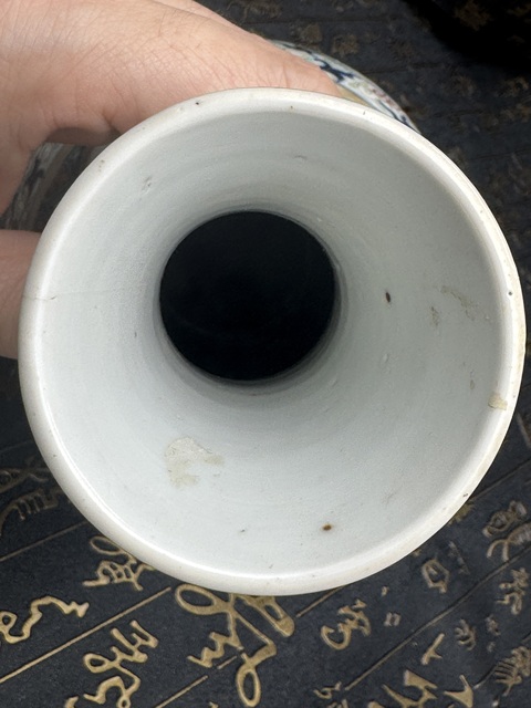 古玩陶瓷光緒·青花纏枝蓮紋賞瓶拍賣，當前價格16800元