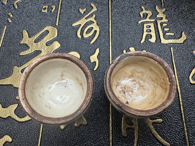 古玩陶瓷清光緒 煨瓷嬰戲帶原蓋小罐一對拍賣,當前價格18800元