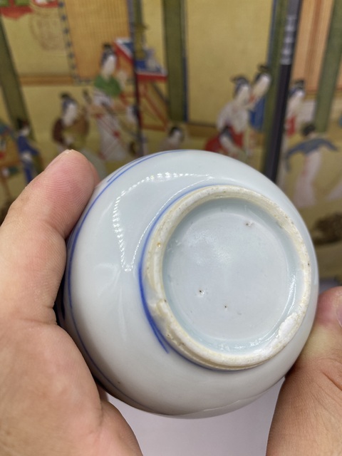 古玩陶瓷清康熙 青花山水人物紋執壺拍賣，當前價格4577元