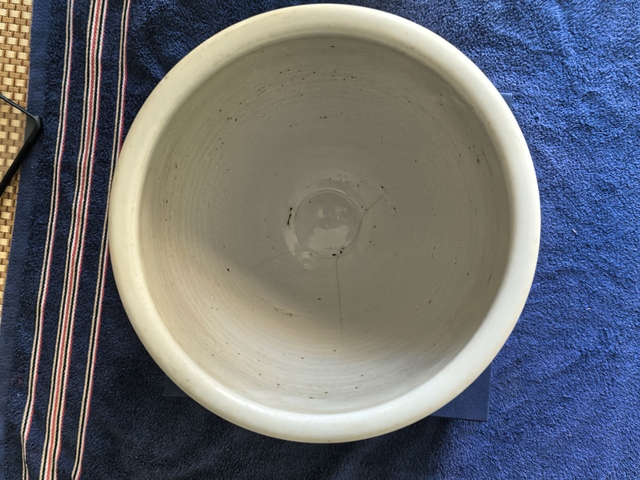 古玩陶瓷牡丹紋青花缸拍賣，當前價格800元
