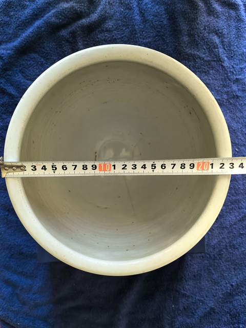 古玩陶瓷牡丹紋青花缸拍賣，當前價格800元