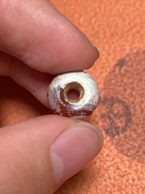 古玩雜項瑪瑙珠真品鑒賞圖