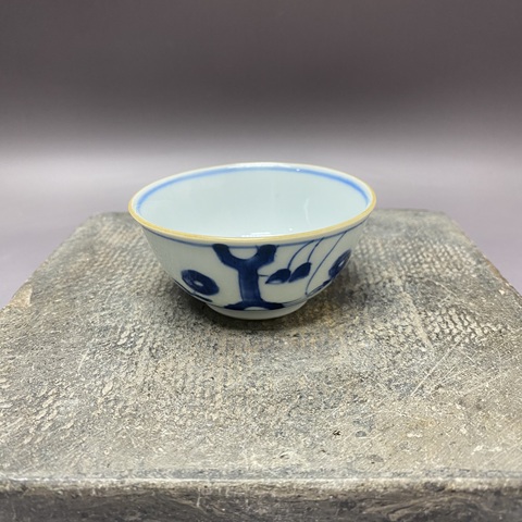古玩陶瓷清康熙青花杯真品鑒賞圖