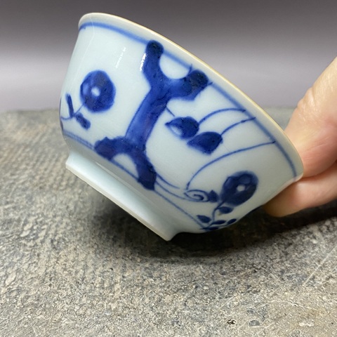 古玩陶瓷清康熙青花杯真品鑒賞圖