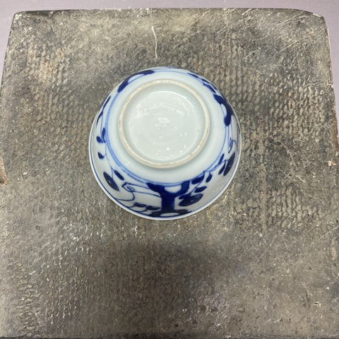 古玩陶瓷清康熙青花杯真品鑒賞圖