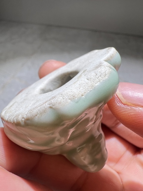 古玩陶瓷豆青釉彌勒隨身佛拍賣，當(dāng)前價格0元