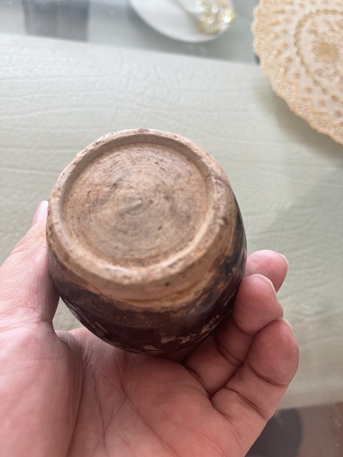 古玩陶瓷吉州窯窯變釉執壺真品鑒賞圖