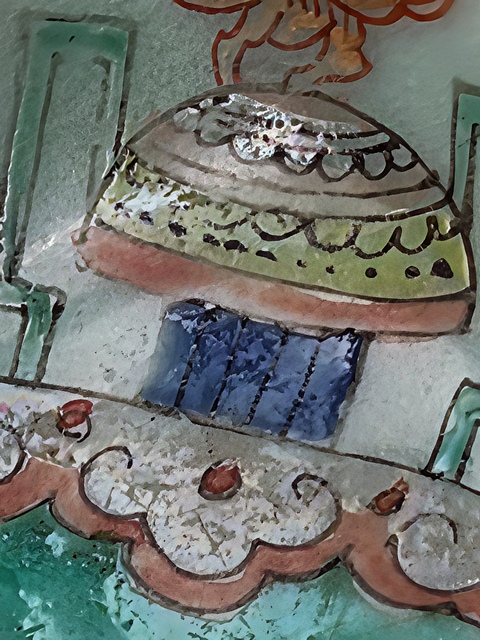 古玩陶瓷粉彩小碟真品鑒賞圖