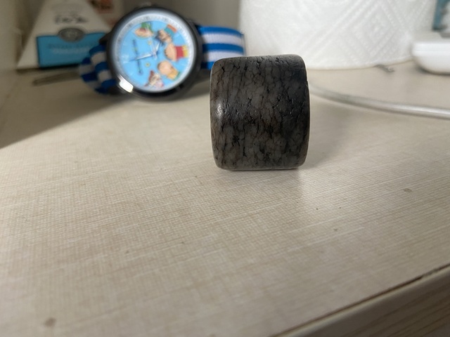 古玩玉器和田玉雕“素紋扳指”真品鑒賞圖