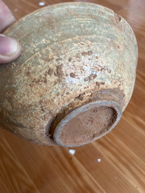 古玩陶瓷青釉瓷碗拍賣，當前價格10元