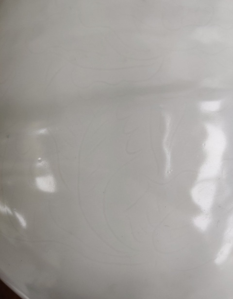 古玩陶瓷白釉扁瓶真品鑒賞圖
