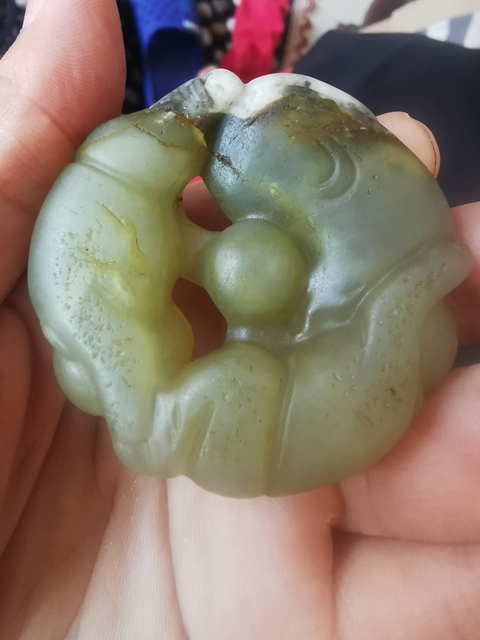 古玩玉器地方玉雕“童子把件”真品鑒賞圖