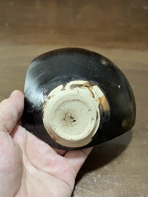 古玩陶瓷吉州窯黑釉剪紙鏤花標本拍賣,當前價格0元