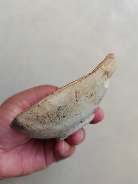 古玩陶瓷磁州窯醬釉油燈真品鑒賞圖