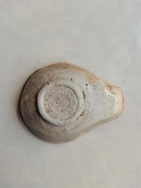 古玩陶瓷磁州窯醬釉油燈真品鑒賞圖