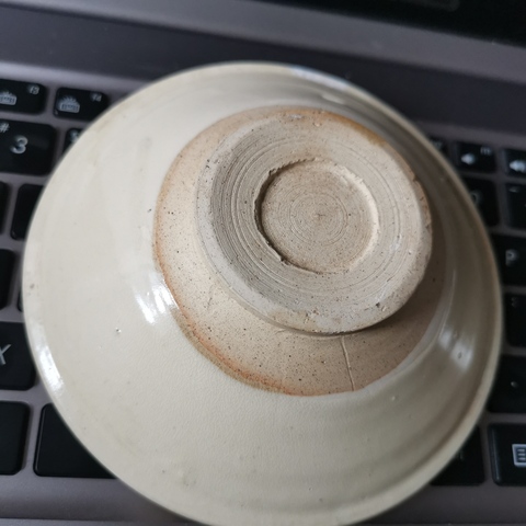 古玩陶瓷邢窯白瓷唇口碗拍賣，當前價格2222元
