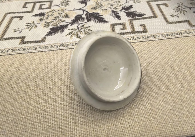 古玩陶瓷清嘉慶 青花翠竹詩(shī)文茶壺真品鑒賞圖